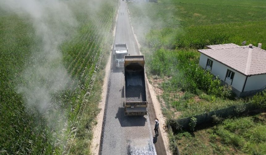 SURUÇ’TA 7 KİLOMETRELİK YOL SATHİ ASFALTLA YENİLENDİ