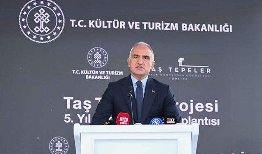 BAKAN ERSOY TAŞ TEPELER'İN 5. YILINDA YENİ KEŞİFLERİ AÇIKLADI