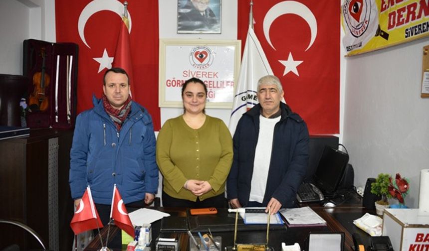 Siverek Belediyesi görme engellileri unutmadı