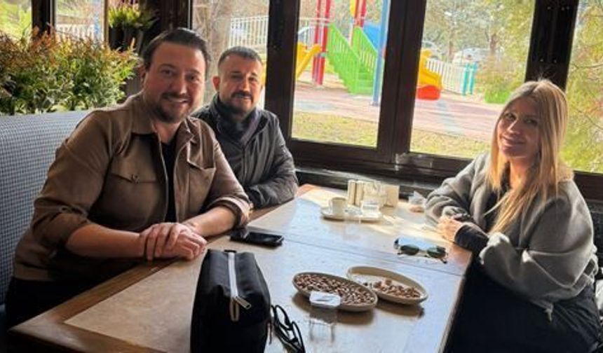 SANLI URFALI İS İNSANI AZİZ SAVAŞ'A UNLU DIZI OYUNCUSUNDAN SUPRIZ ZIYARET