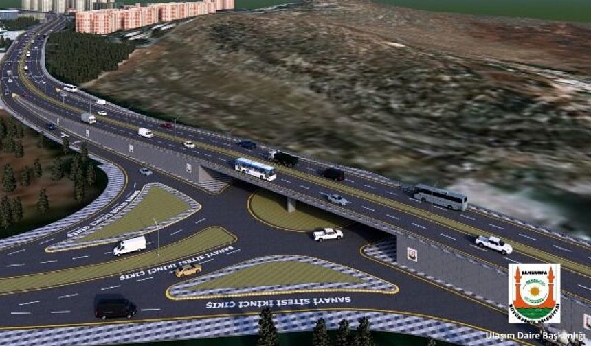 EVREN SANAYİ SİTESİNDE İKİ ADET KATLI KÖPRÜLÜ KAVŞAK İNŞAATI BAŞLADI