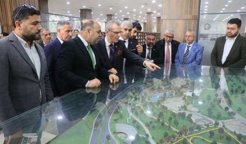 OSMANAĞAOĞLU’NDAN KARAKÖPRÜ MERKEZ KÜTÜPHANESİ’NE ZİYARET