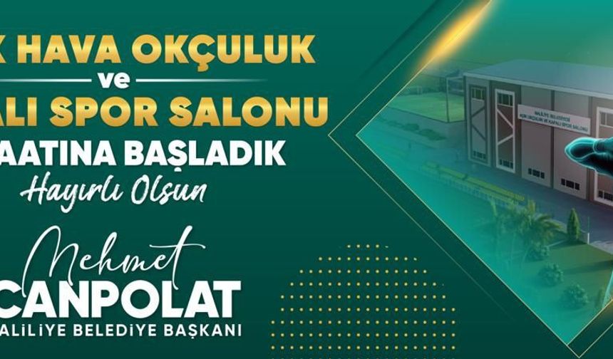 Haliliye'de Açık Hava Okçuluk ve Kapalı Spor Salonu inşaatı başladı