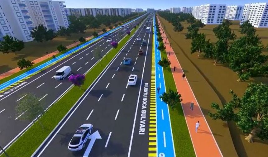 BİSİKLET YOLUNDA ÇALIŞMALAR DEVAM EDİYOR