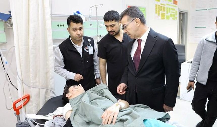 Başkan Bucak, saldırı sonrası yaralıları ziyar