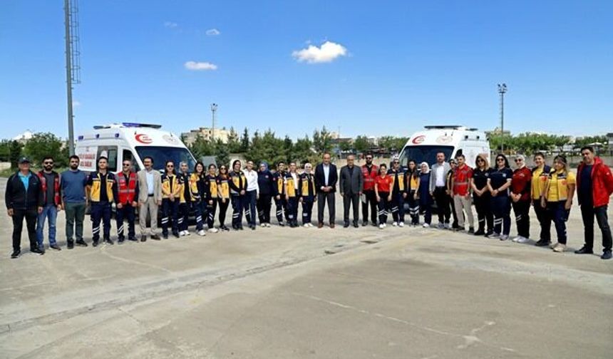 Şanlıurfa’da Kadın 112 Personeline Ambulans Sürüş Güvenliği Eğitimi
