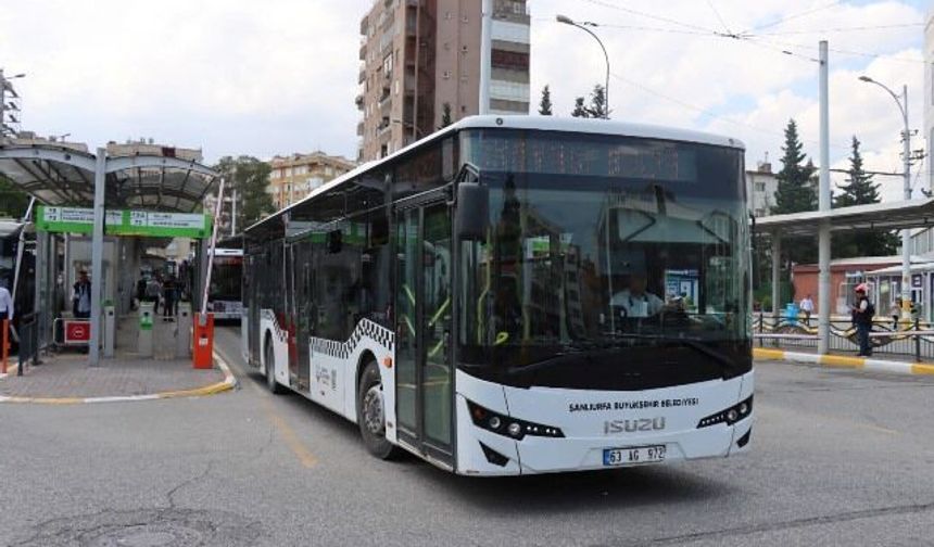 ŞANLIURFA’DA KURBAN BAYRAMI’NDA TOPLU ULAŞIM ÜCRETSİZ