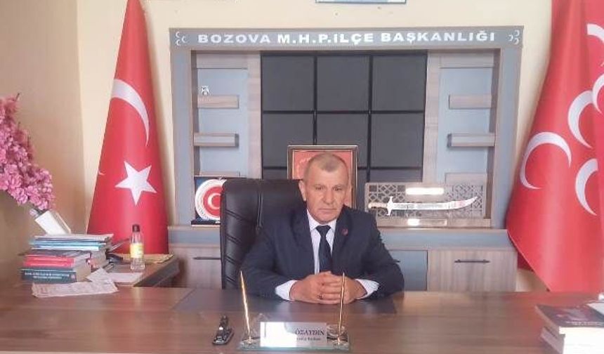 Özaydın "tüm İslam âleminin mübarek Kurban Bayramı’nı tebrik ederim.”