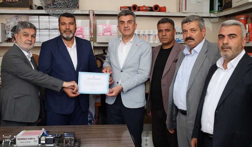 AK Parti İl Başkanı Günbegi, Viranşehir ve Ceylanpınar'da Teşkilat ve Vatandaşlarla Buluştu