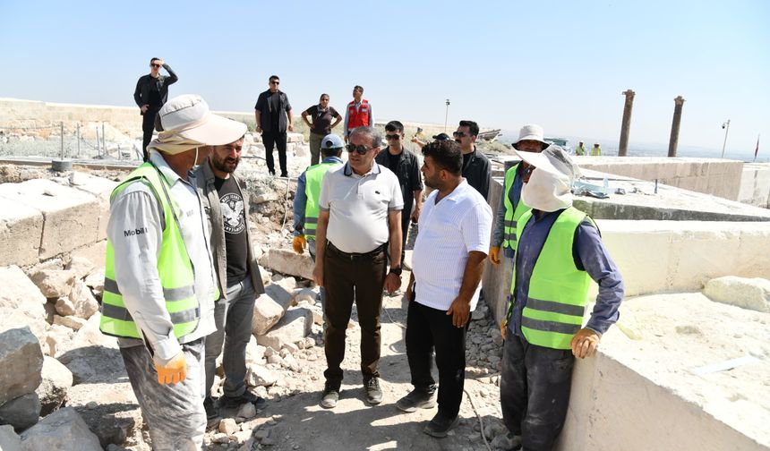 ŞANLIURFA KALESİ’NDE RESTORASYON ÇALIŞMALARINDA BİRİNCİ ETAP TAMAMLANIYOR
