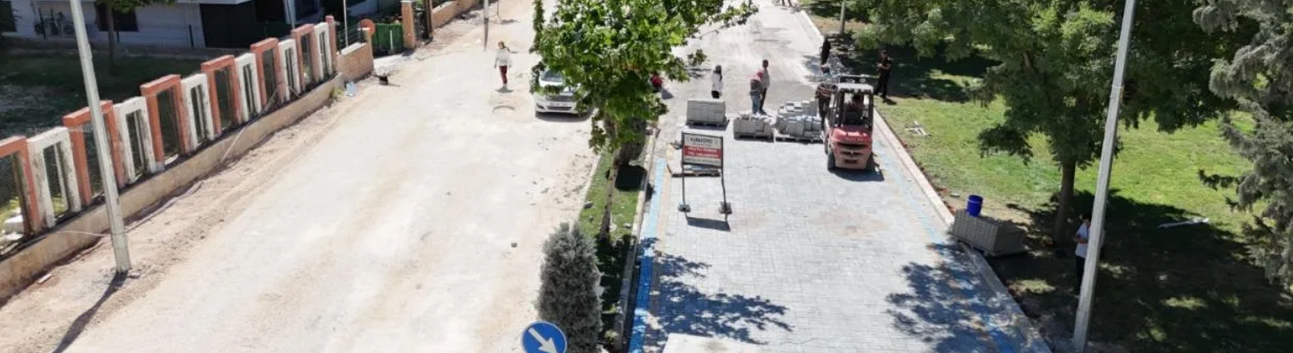 Karaköprü Belediyesi'nden Atakent Mahallesi'nde Prestij Sokak Çalışması