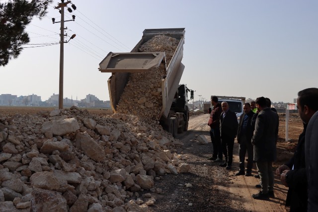 Başkan Gülpinar İle Harran Ovasi’nda Yol Çi̇lesi̇ Sona Eri̇yor (9)