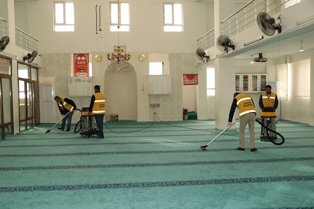 Hali̇li̇ye’de Ramazan Öncesi̇ Cami̇lerde Temi̇zli̇k Seferberli̇ği̇ (2)