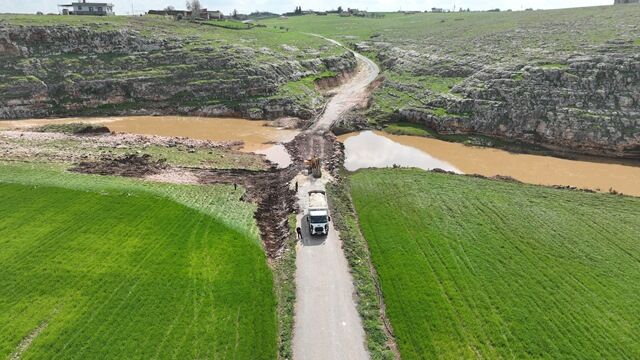 Büyükşehi̇r, Vi̇ranşehi̇r Kirsalinda Sel Hasarini Onariyor (7)