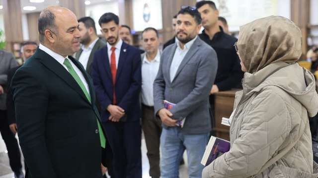 Osmanağaoğlu'ndan Karaköprü Merkez Kütüphaneye Zi̇yaret (4)