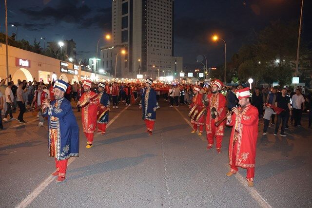 Hali̇li̇ye Mehterani 19 Mayis Korteji̇ne Damga Vurdu (3)